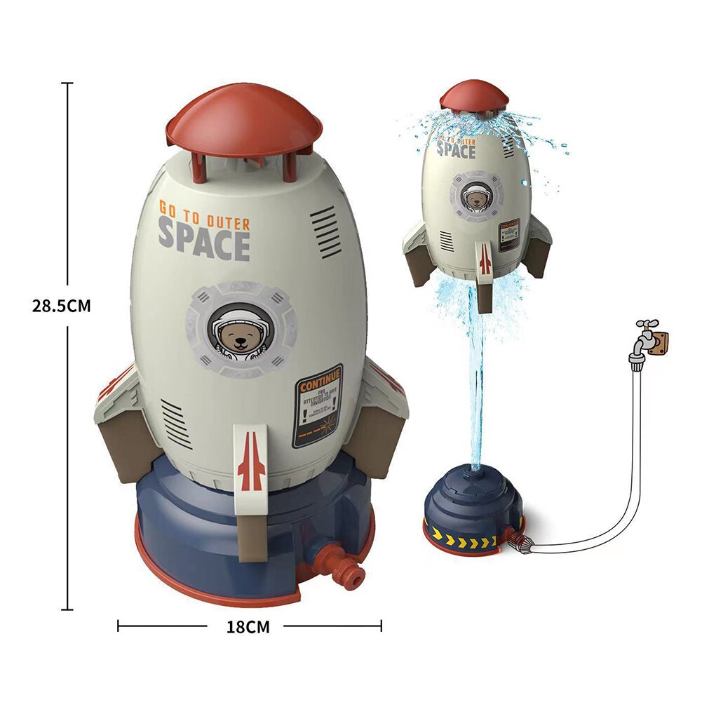 Water Jet Sprinkler Rocket Toy