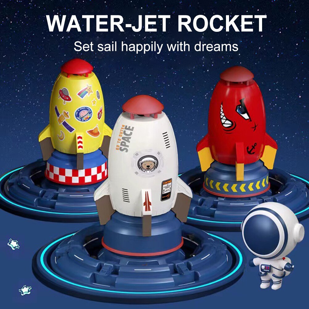 Water Jet Sprinkler Rocket Toy